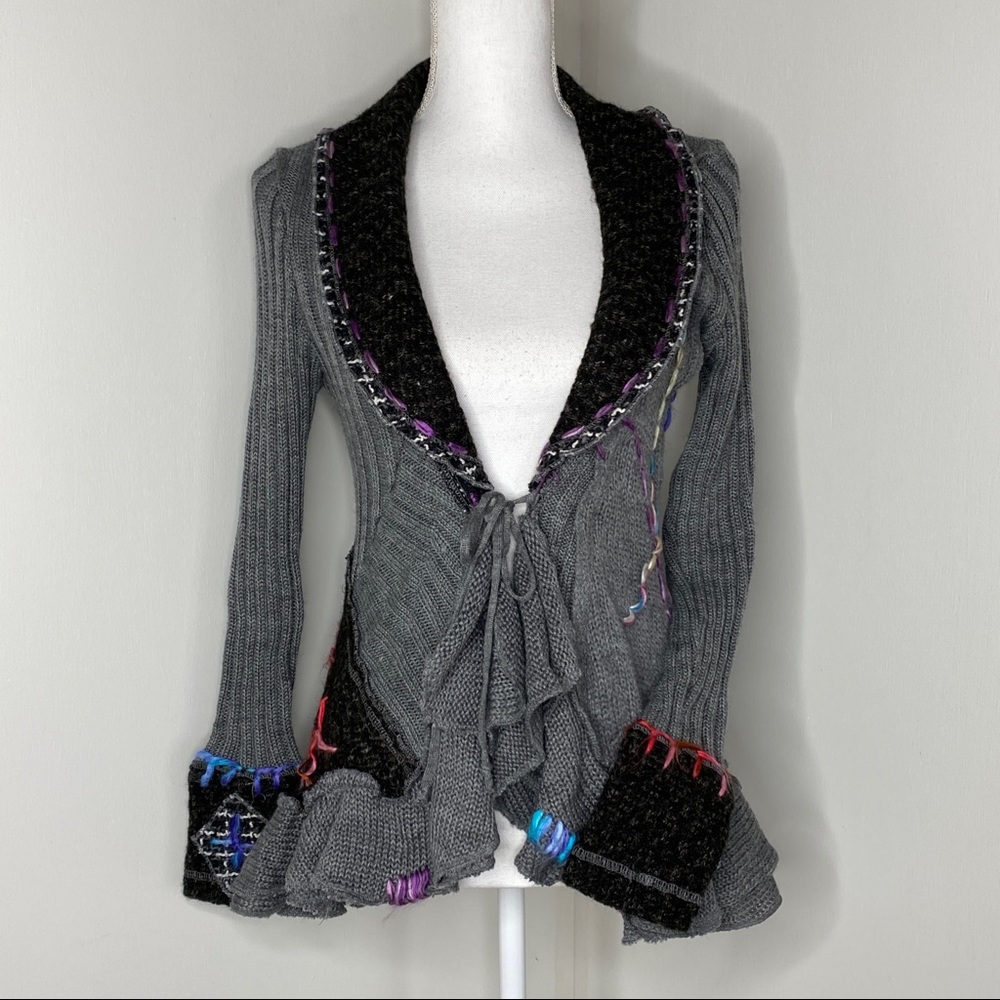 Dolce Cabo Wool Blend Knit Cardigan